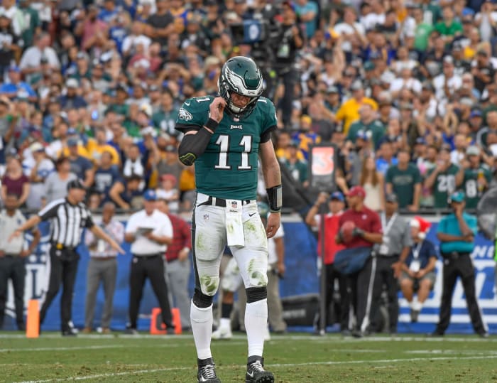 Carson Wentz's Philadelphia Eagles career was forever changed by a pair of matchups with the Los Angeles Rams.